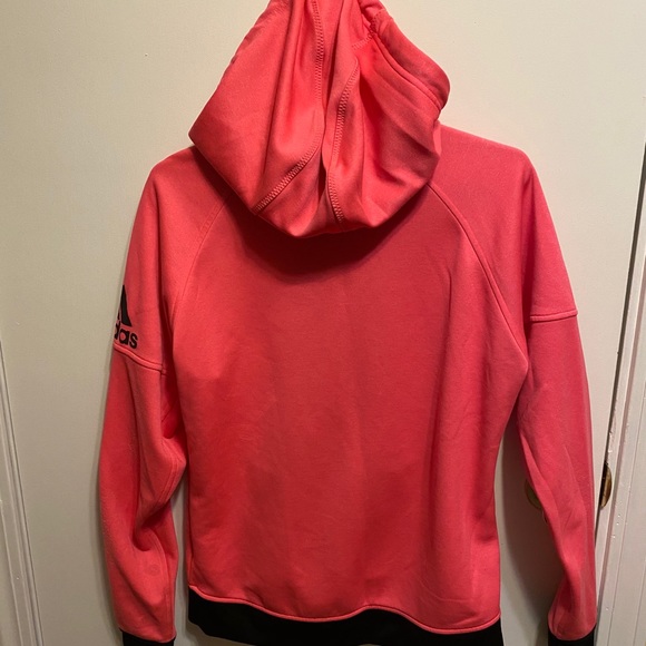 Adidas hot pink zip up hoodie - Picture 6 of 8